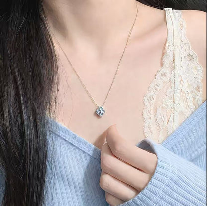四叶草蓝翡翠|Blue Clover Jade