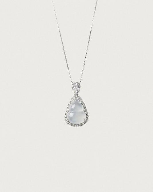 白冰葫芦|Aqua White Grace Gourd Necklace
