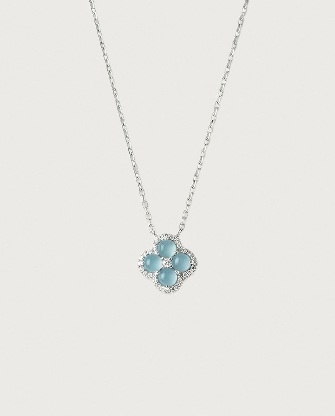 四叶草蓝翡翠|Blue Clover Jade