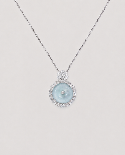 蓝雾月轮|Moonveil in Blue Mist