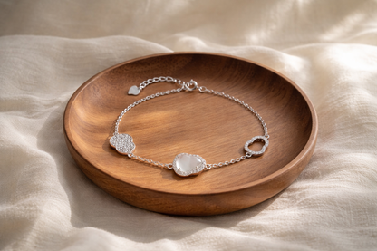 冰白葫芦手链|Icy White Gourd Bracelet